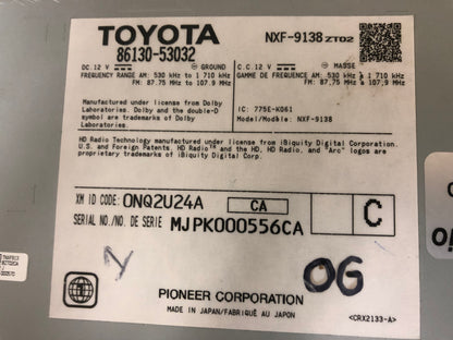 Refurbished 2014 - 2017 Lexus IS200T IS350 OEM Gracenote Navigation Multi Media HD Radio Receiver P10435 CANADIAN MODEL ONLY