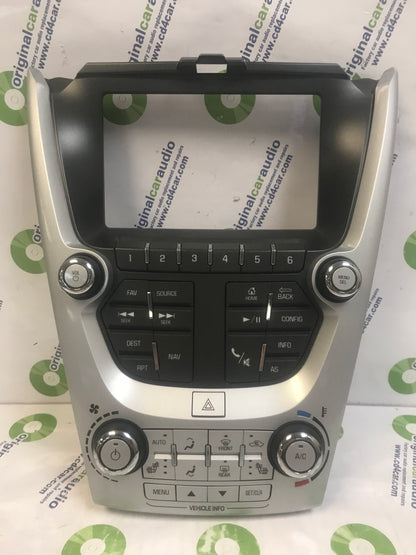 2016 - 2017 Chevrolet Equinox Navigation Climate Control Panel Display Bezel Only