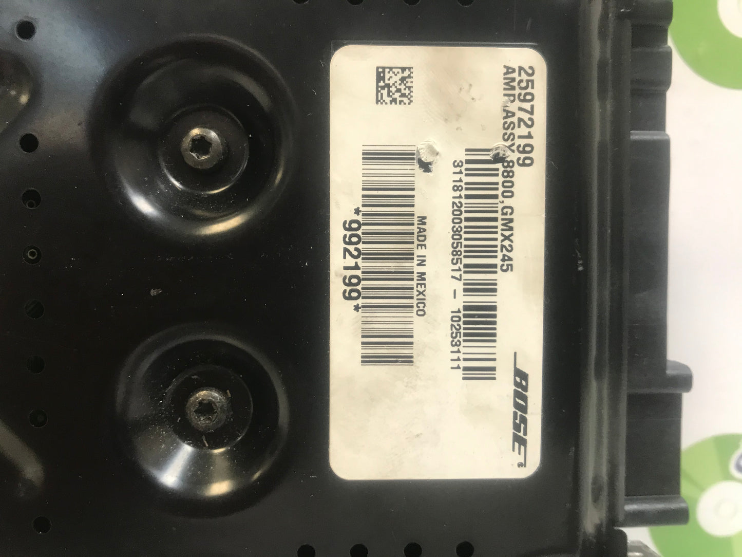 2009 - 2013 Chevrolet Corvette OEM Bose Premium Sound Radio Amplifier 25972199