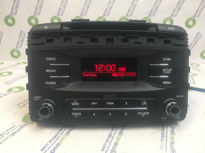 2015  - 2018 Kia Sorento OEM AM FM Radio Sat Bluetooth CD Player Receiver