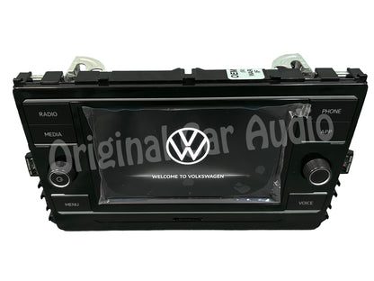 2021 - 2024 Volkswagen Tiguan Atlas OEM Navigation Radio Receiver Sat Nav RT5 Bluetooth HDD 6.5"  Display Screen