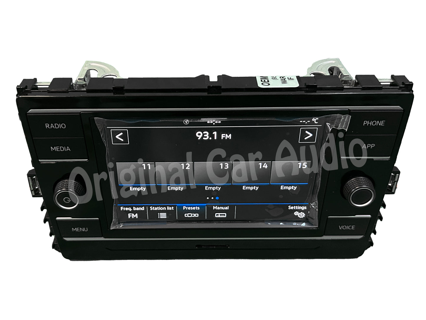 Refurbished 2021 - 2024 Volkswagen Tiguan Atlas OEM Navigation Radio Receiver Sat Nav RT5 Bluetooth HDD 6.5"  Display Screen
