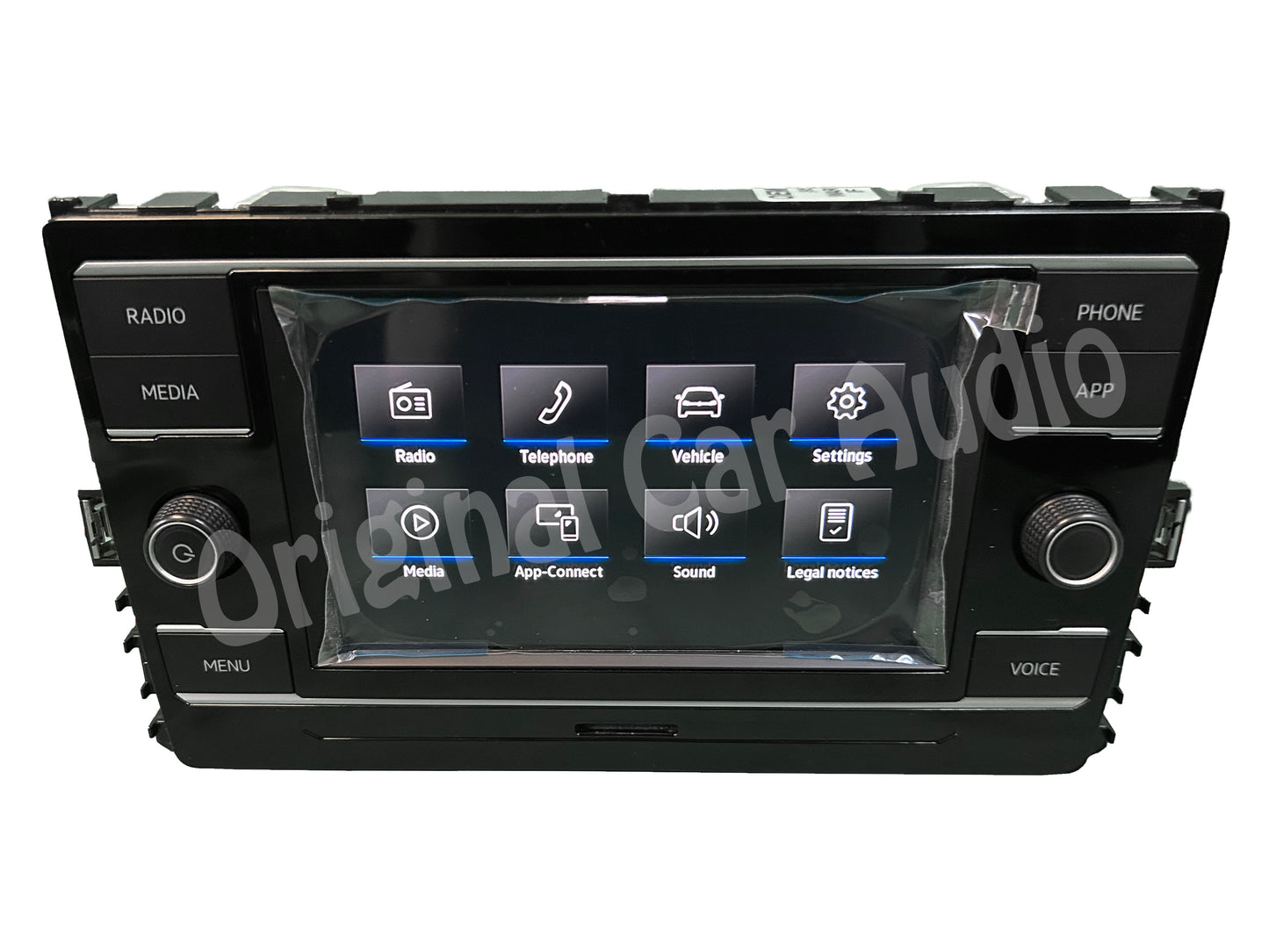 Refurbished 2021 - 2024 Volkswagen Tiguan Atlas OEM Navigation Radio Receiver Sat Nav RT5 Bluetooth HDD 6.5"  Display Screen