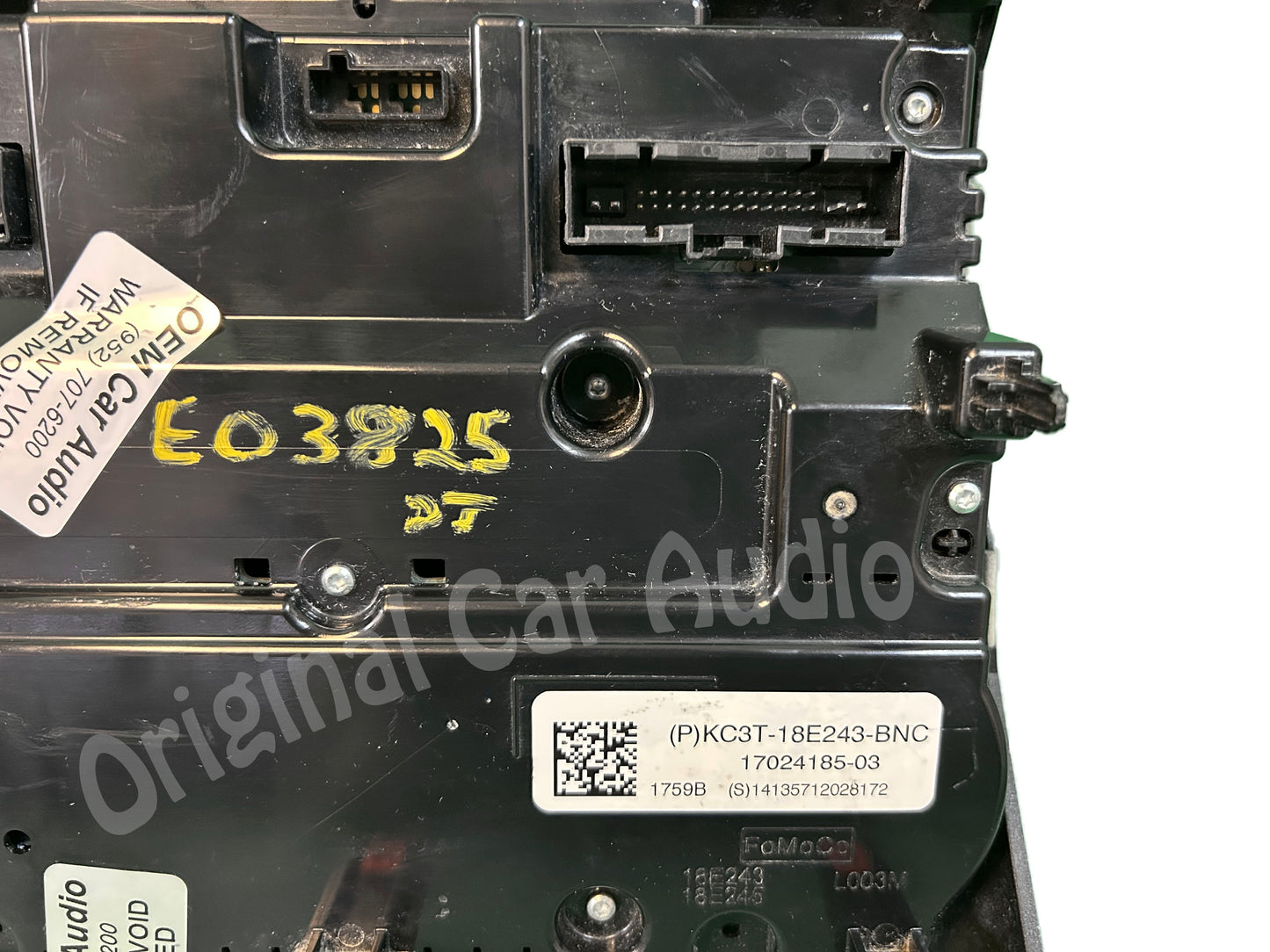 2018 - 2020 Ford F250 F350 F450 OEM Radio Climate Control Panel w/ 8" Display Bezel Only