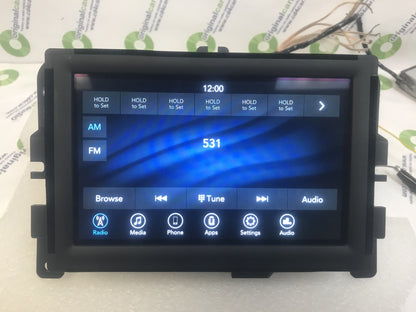 BLEMISHED 2019 - 2020 Chrysler Pacifica Voyager OEM AM FM XM Radio Display Screen VP2_7 RU NA