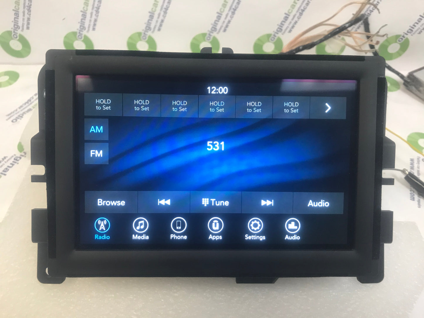 2019 - 2020 Chrysler Pacifica Voyager OEM AM FM XM Radio Display Screen VP2_7 RU NA