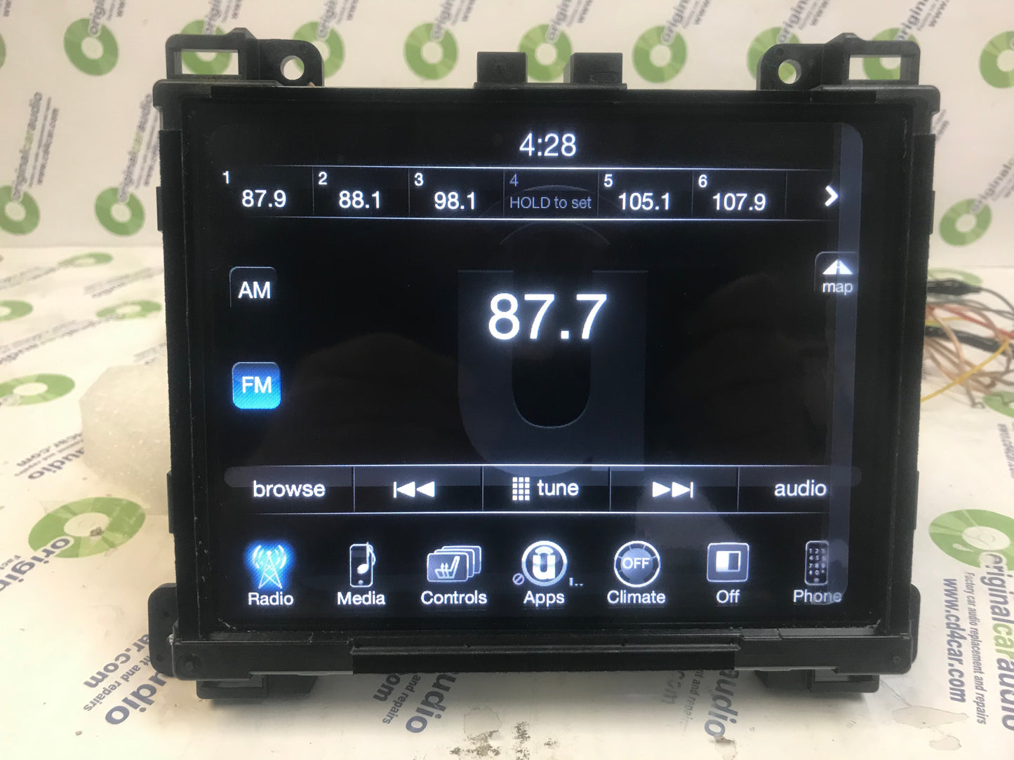 Refurbished 2015 - 2017 Chrysler 300 Dodge Challenger Charger OEM Navigation Uconnect Bluetooth XM Touch Screen Radio Receiver 8.4 VP4