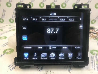 Refurbished 2015 - 2017 Chrysler 300 Dodge Challenger Charger OEM Navigation Uconnect Bluetooth XM Touch Screen Radio Receiver 8.4 VP4