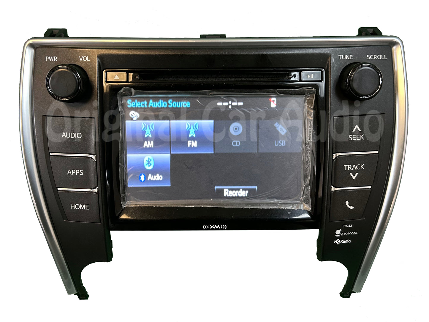 Refurbished 2015 - 2017 Toyota Camry OEM AM FM XM HD Touch Screen Radio Gracenote P11222
