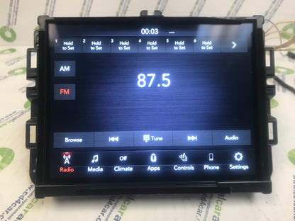 2019 - 2020 Ram Truck 1500 OEM 8.4" AM FM Radio Touch Screen Display VP2_8.4 DT ROW