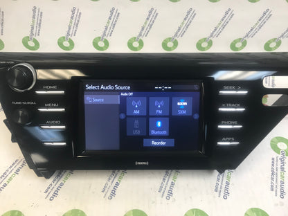 2018-2020 Toyota Camry OEM Navigation Gracenote Entune AM FM XM Radio Receiver