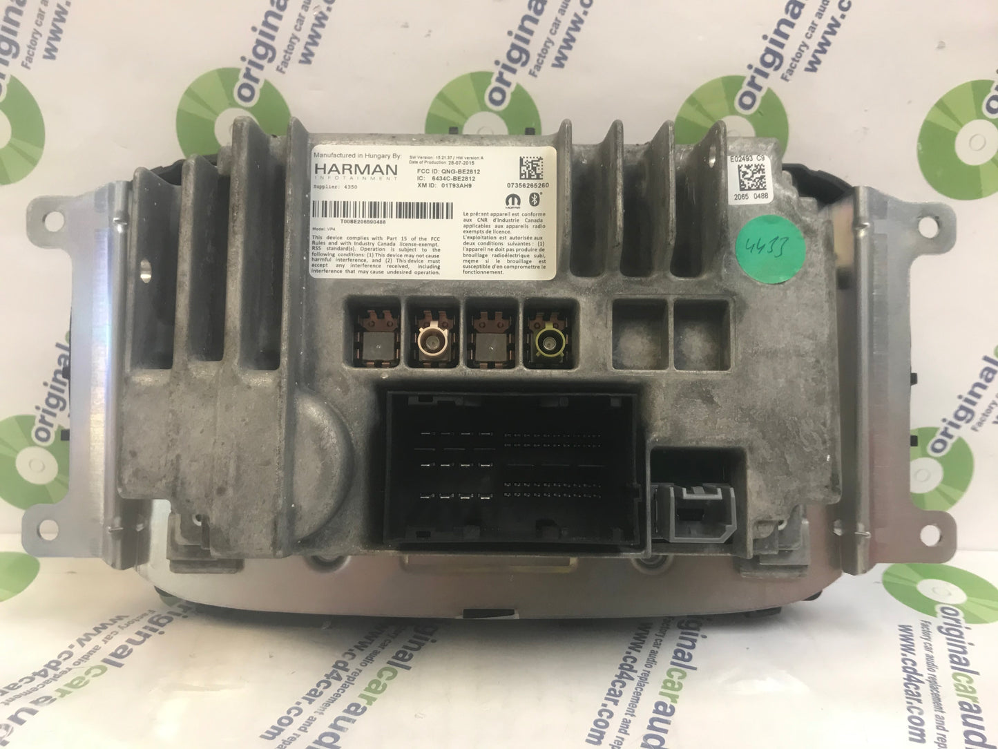 2016 - 2017 Fiat 500 OEM Navigation XM AM FM Radio Receiver VP4