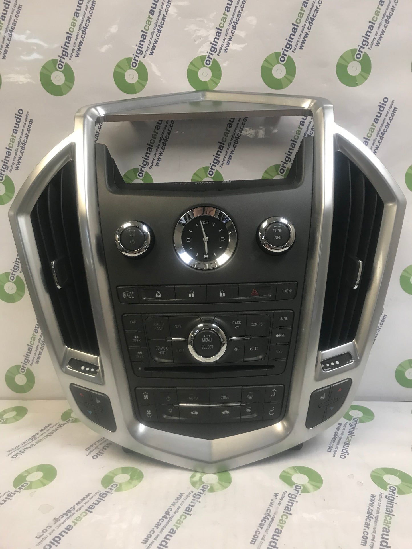 2010 - 2012 Cadillac SRX OEM Navigation Climate Control Bezel with Heated Seats