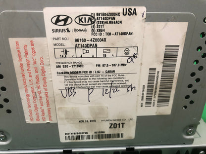 Refurbished 2017-2018 Hyundai Santa Fe radio Receiver touchscreen