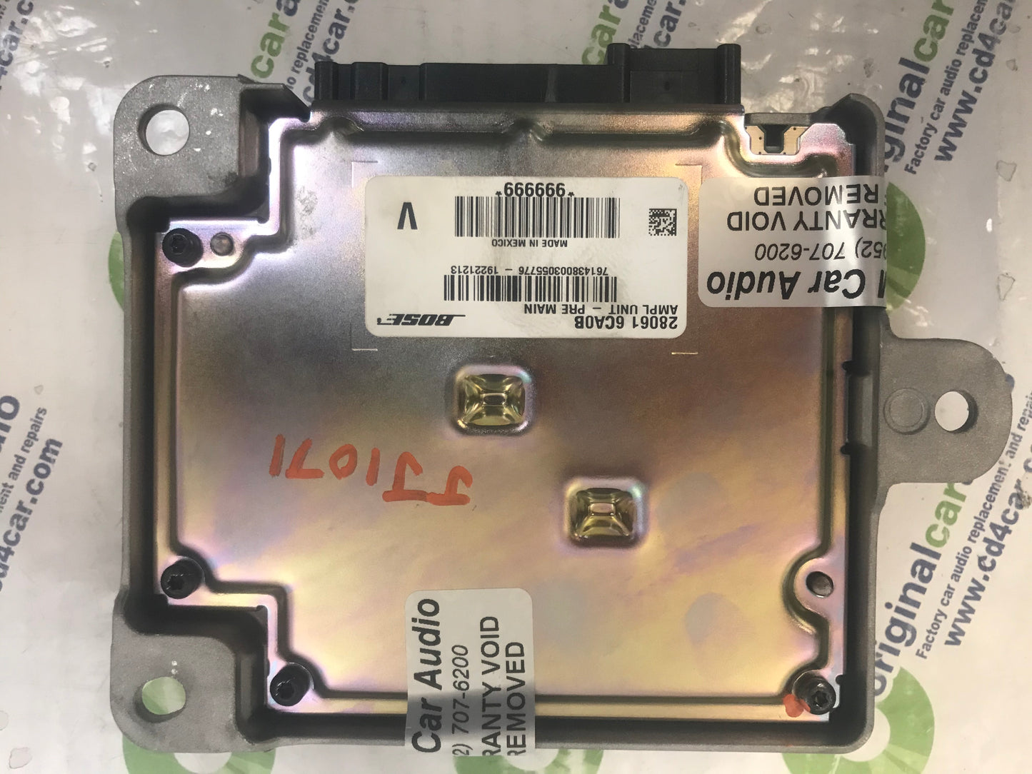 2019 Nissan Altima OEM Bose Amp Radio Stereo Premium Amplifier