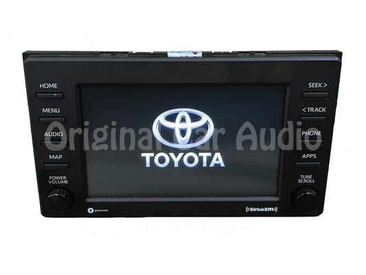 2019 - 2022 Toyota Rav4 OEM Navigation Touchscreen Display Gracenote Entune AM FM XM Radio w/o Bezel