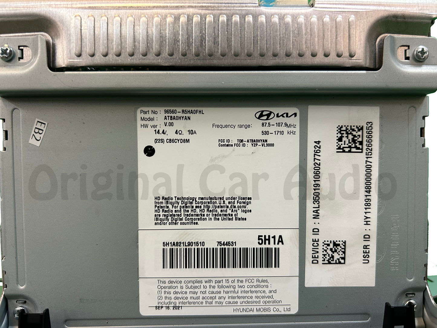 2021-2023 Kia Sorento Radio Receiver Navigation Display Screen OEM