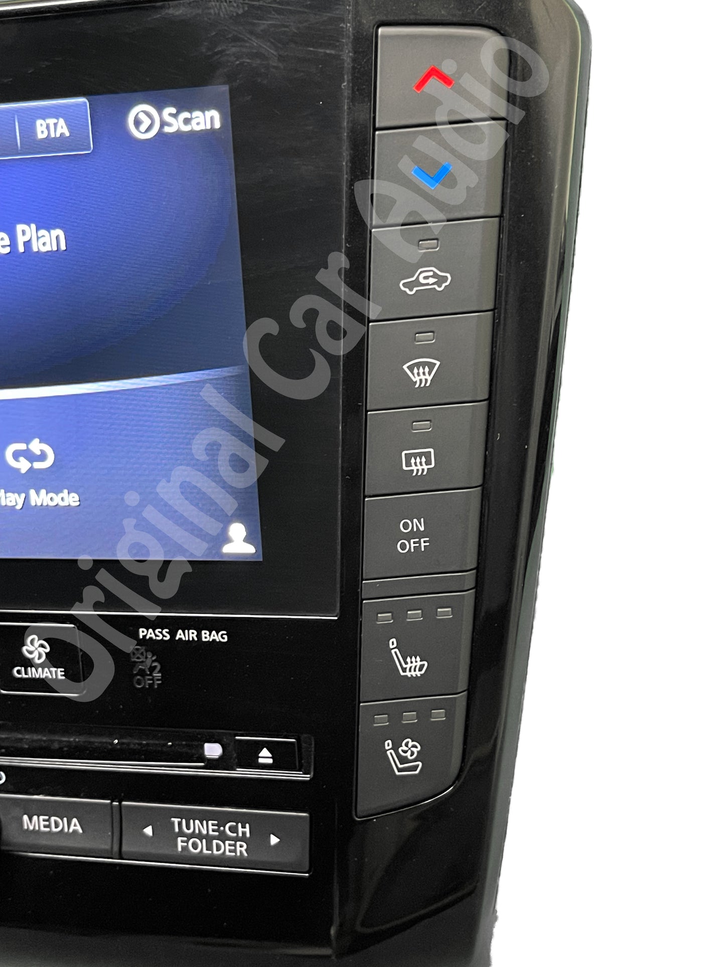 2019 - 2020 Infiniti QX50 OEM Center Lower Display Assembly Dual Zone Climate Radio Control Panel ONLY W/Heated and Cooled Seats