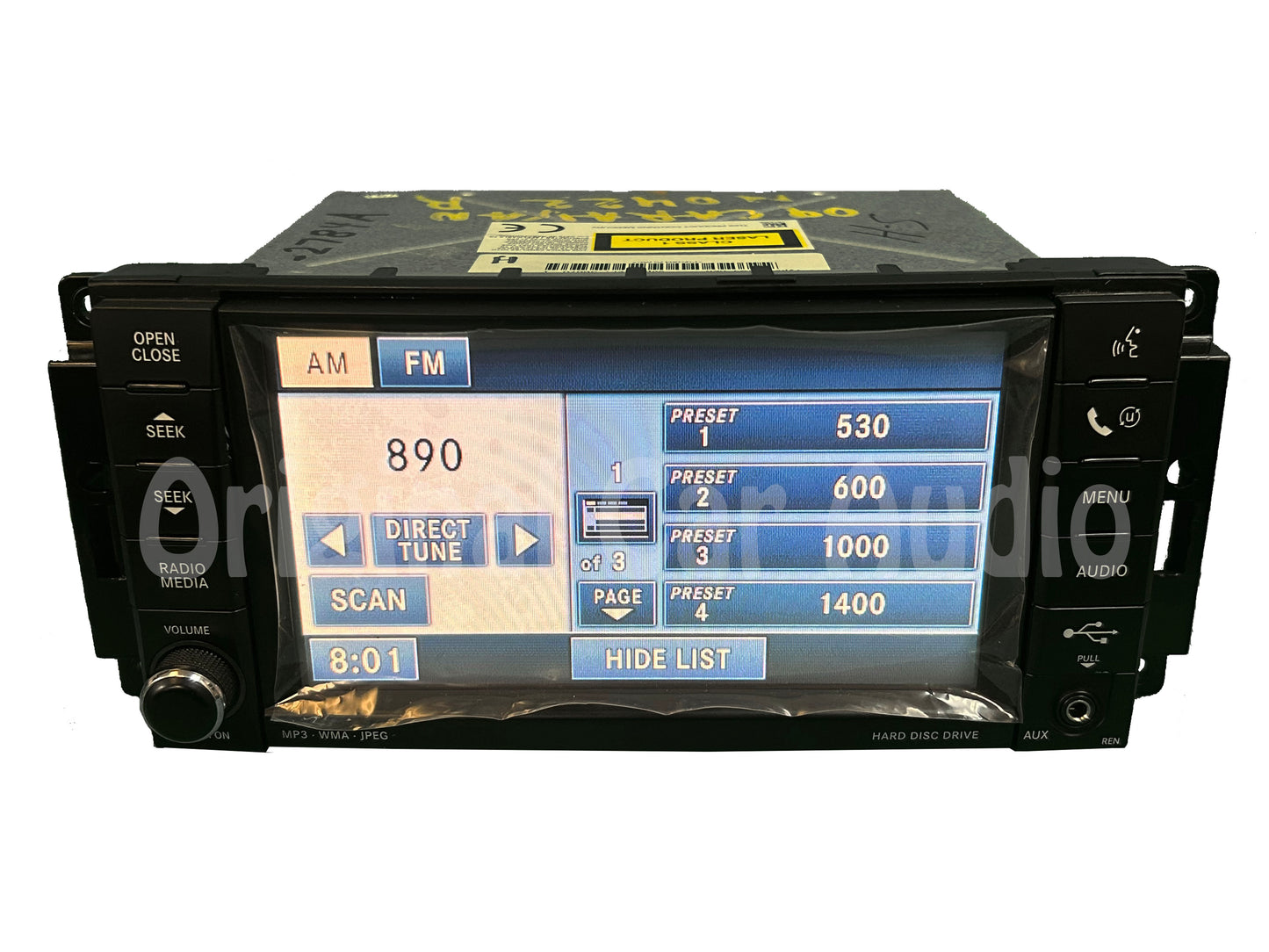 Refurbished 2007 - 2013 Chrysler Jeep Dodge OEM MyGig AM FM Radio CD DVD MP3 Player REN