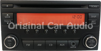 2013 - 2017 Nissan Quest OEM AUX AM FM Single CD Radio 28185 3WS0A