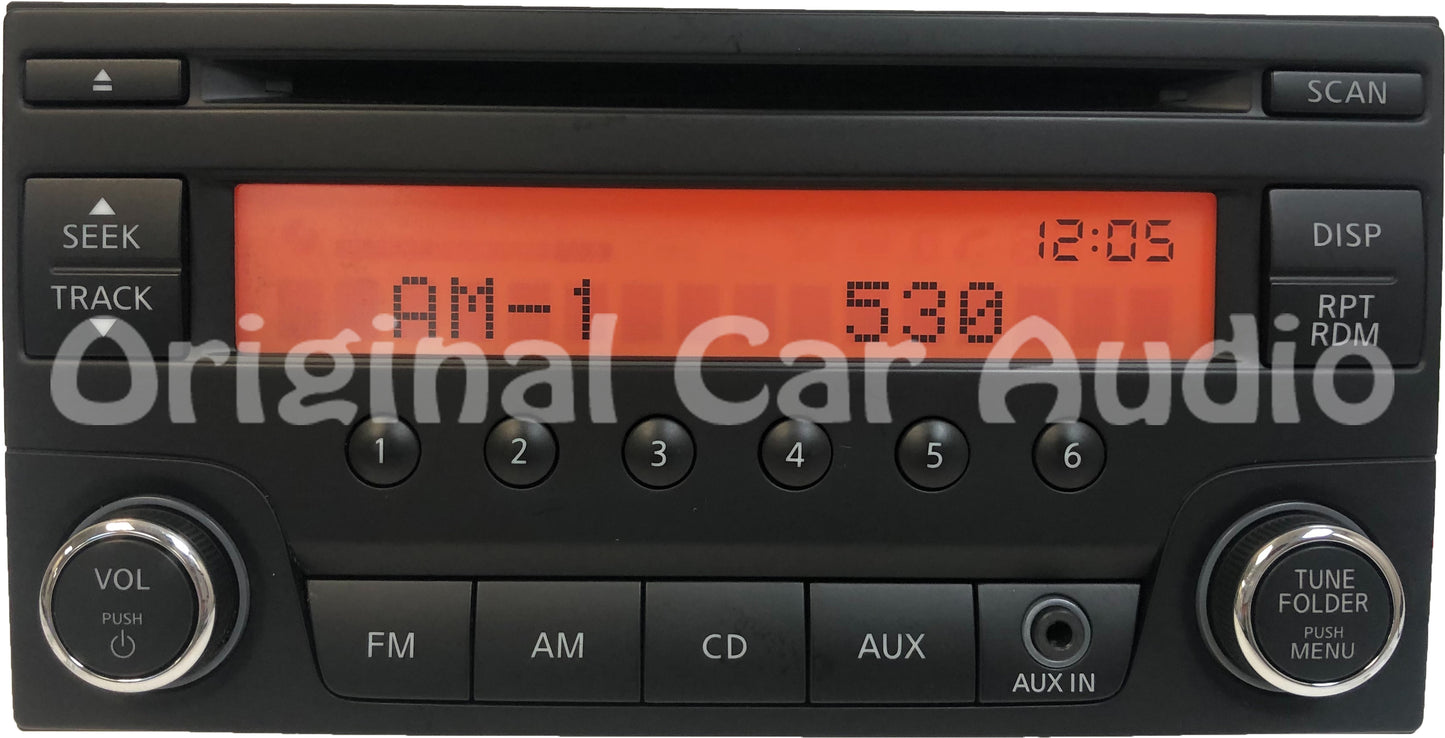 2013 - 2017 Nissan Quest OEM AUX AM FM Single CD Radio 28185 3WS0A