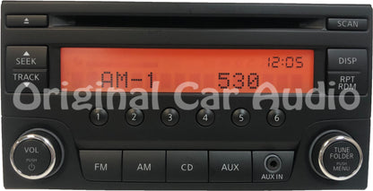2013 - 2017 Nissan Quest OEM AUX AM FM Single CD Radio 28185 3WS0A