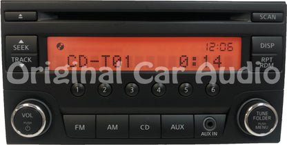 2013 - 2017 Nissan Quest OEM AUX AM FM Single CD Radio 28185 3WS0A
