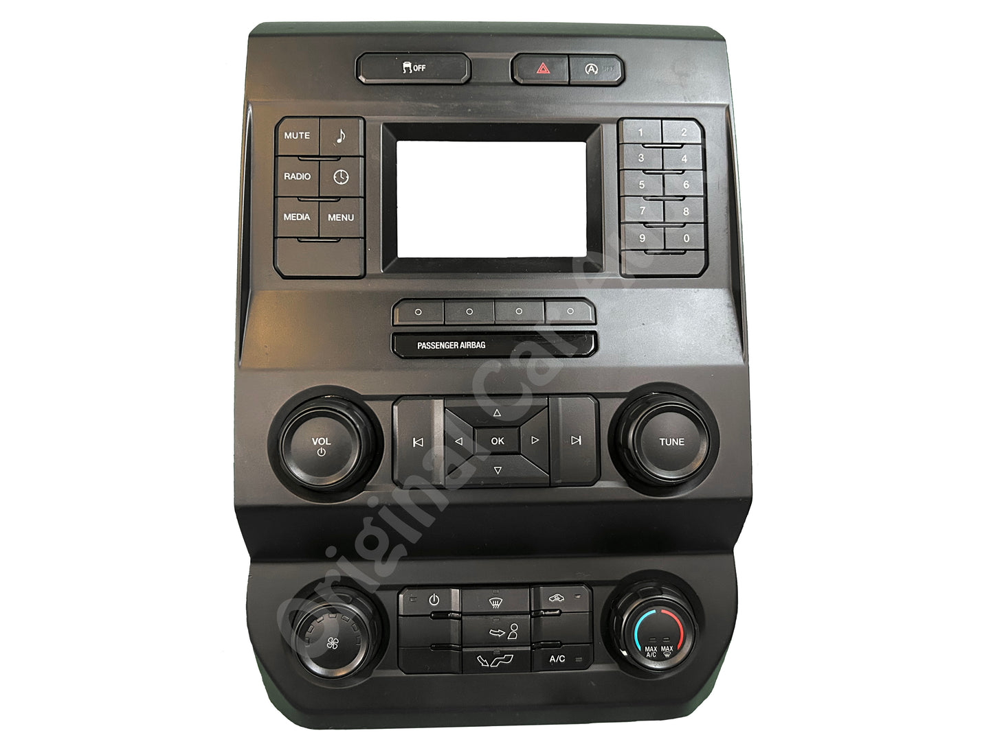 2019 - 2020 Ford F150 OEM Radio Climate Control Panel 4" Bezel