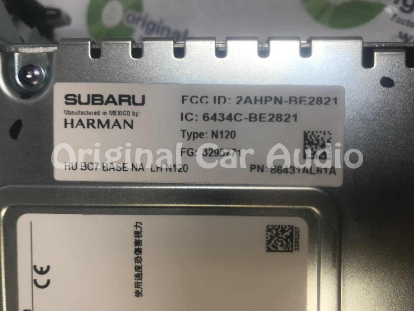 2018 Subaru Legacy Outback OEM Starlink Multimedia APPS XM Radio Receiver w/ CARPLAY