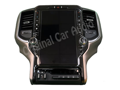 2022 - 2024 Ram 1500 OEM 12 Inch Display Uconnect Radio Media Touch Screen AC Control w/ bezel trim