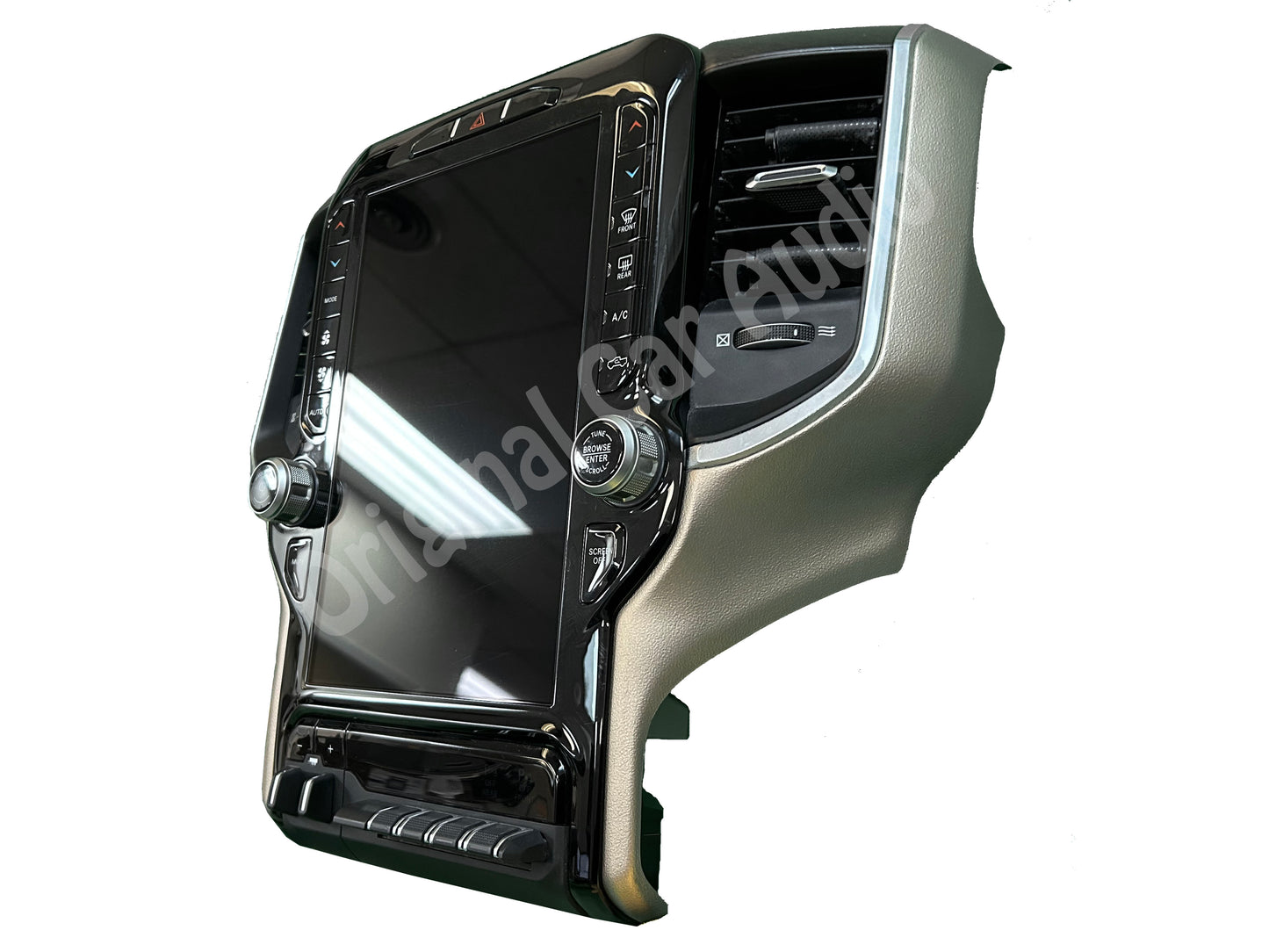 2022 - 2024 Ram 1500 OEM 12 Inch Display Uconnect Radio Media Touch Screen AC Control w/ bezel trim