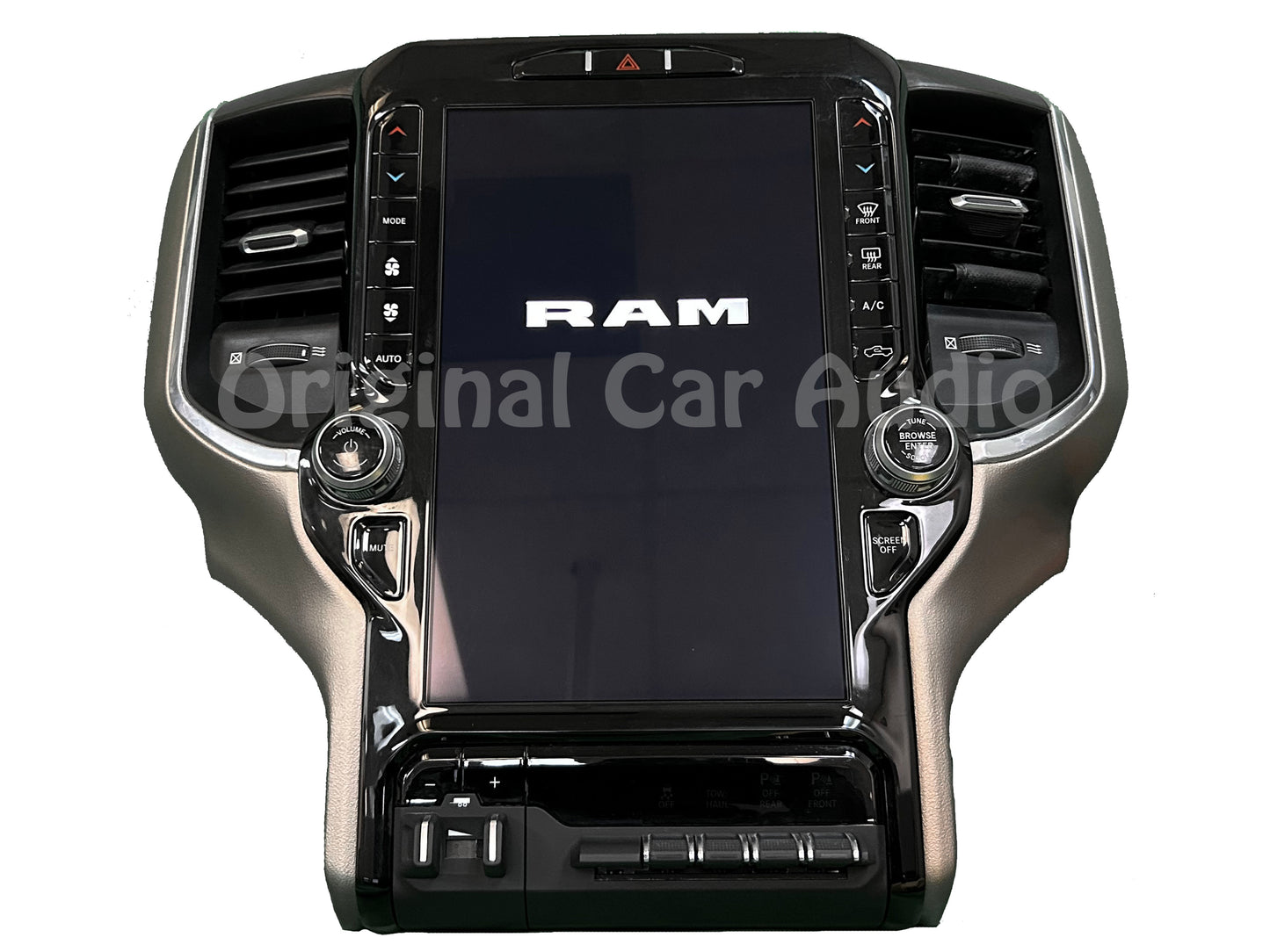 2022 - 2024 Ram 1500 OEM 12 Inch Display Uconnect Radio Media Touch Screen AC Control w/ bezel trim