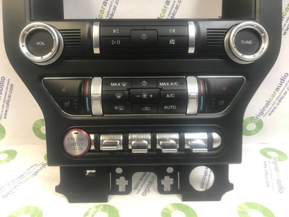 NEW 2019 - 2020 Ford Mustang OEM 8" Radio Touch Screen Display Dual Zone Climate Control Panel Heated and Cooled Seats BEZEL ONLY