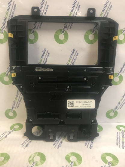 2019 - 2020 Ford Mustang OEM 8" Radio Touch Screen Display Dual Zone Climate Control Panel Heated and Cooled Seats BEZEL ONLY