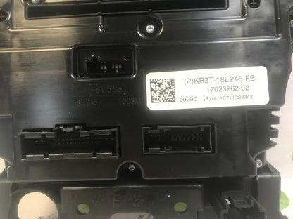 2019 - 2020 Ford Mustang OEM 8" Radio Touch Screen Display Dual Zone Climate Control Panel Heated and Cooled Seats BEZEL ONLY
