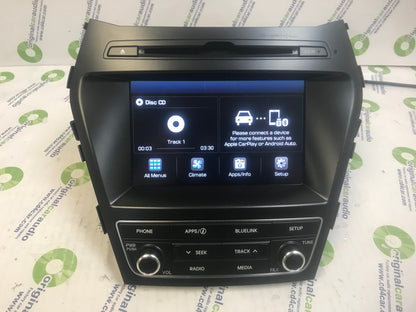 Refurbished 2017 - 2019 Hyundai Santa Fe OEM Bluelink HD Radio XM AM FM CD Player