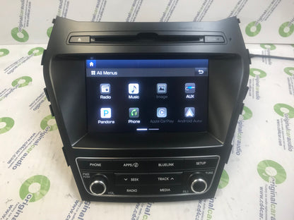 Refurbished 2017 - 2019 Hyundai Santa Fe OEM Bluelink HD Radio XM AM FM CD Player