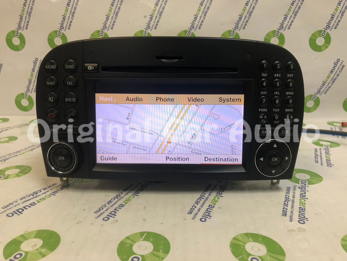 2009 - 2012 Mercedes SL-Class OEM NTG2.5 Comand Navigation Display Radio Receiver