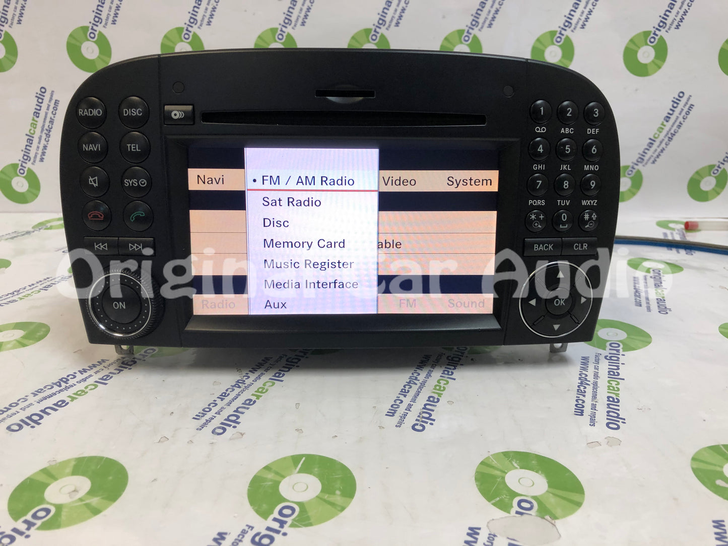 2009 - 2012 Mercedes SL-Class OEM NTG2.5 Comand Navigation Display Radio Receiver