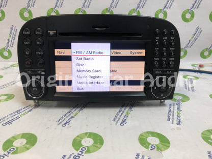 2009 - 2012 Mercedes SL-Class OEM NTG2.5 Comand Navigation Display Radio Receiver