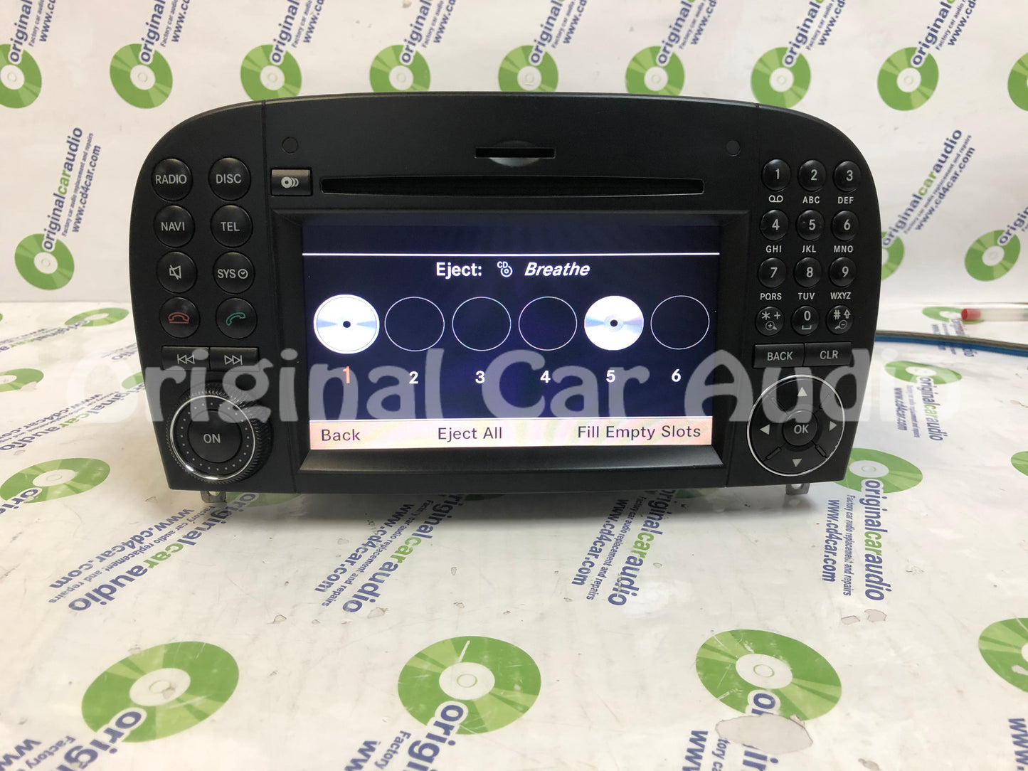2009 - 2012 Mercedes SL-Class OEM NTG2.5 Comand Navigation Display Radio Receiver