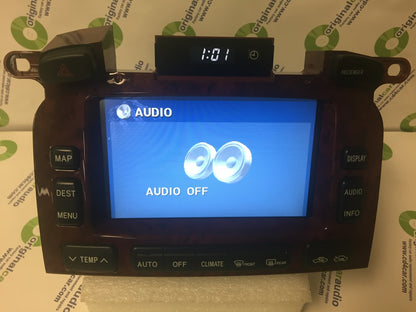 Reman Toyota Highlander navigation GPS display screen monitor OEM