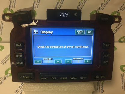 2004 - 2007 Toyota Highlander OEM Navigation GPS Display Screen Monitor