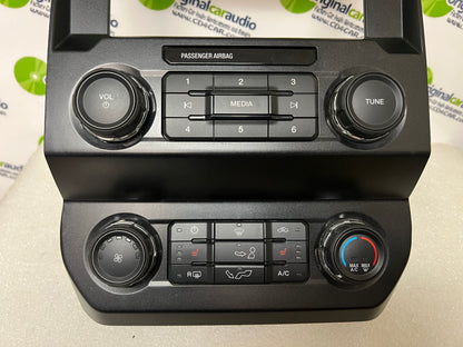 2015 - 2018 Ford F150 OEM 8" Touch Screen Radio Control Climate Control Bezel ONLY BLEMISHED