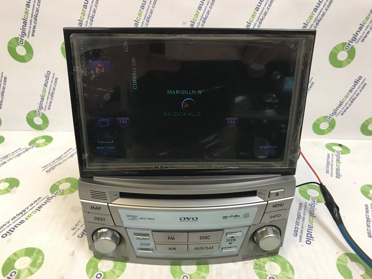 Refurbished 2010 - 2012 Subaru Outback Legacy OEM AM FM SAT SINGLE CD Navigation Touch Screen Harmon Kardon Premium Sound