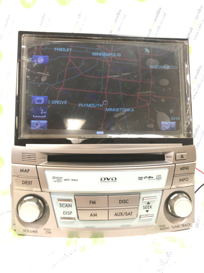 Refurbished 2010 - 2012 Subaru Outback Legacy OEM AM FM SAT SINGLE CD Navigation Touch Screen Harmon Kardon Premium Sound