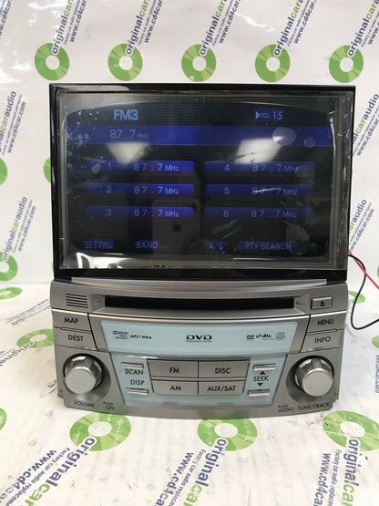 Refurbished 2010 - 2012 Subaru Outback Legacy OEM AM FM SAT SINGLE CD Navigation Touch Screen Harmon Kardon Premium Sound