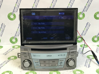 Refurbished 2010 - 2012 Subaru Outback Legacy OEM AM FM SAT SINGLE CD Navigation Touch Screen Harmon Kardon Premium Sound