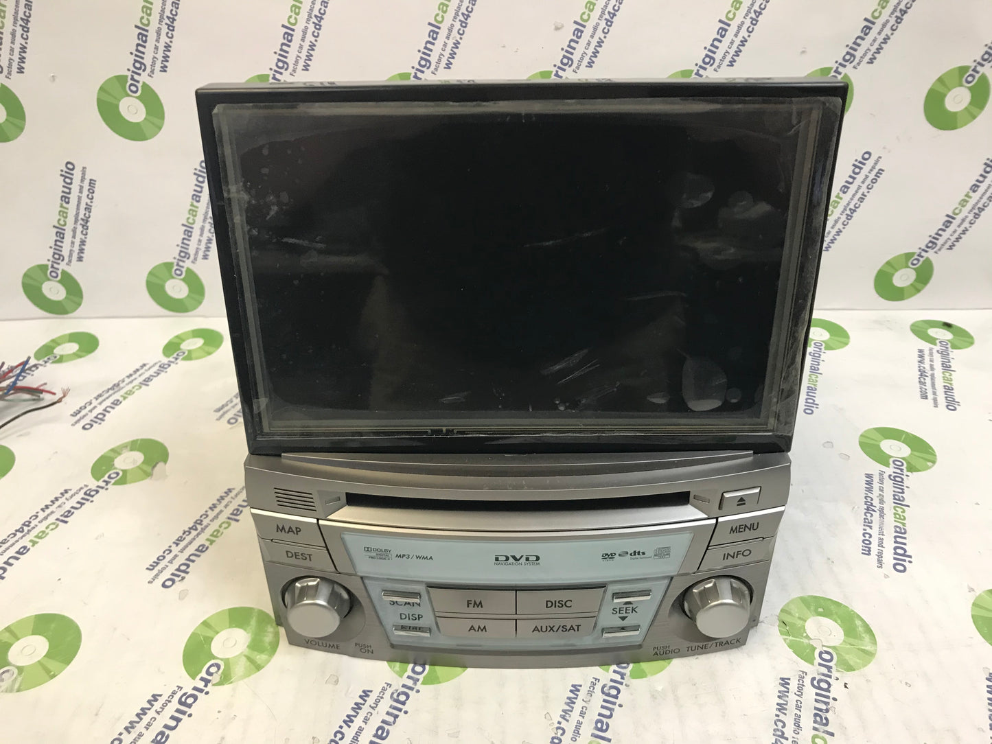 Refurbished 2010 - 2012 Subaru Outback Legacy OEM AM FM SAT SINGLE CD Navigation Touch Screen Harmon Kardon Premium Sound