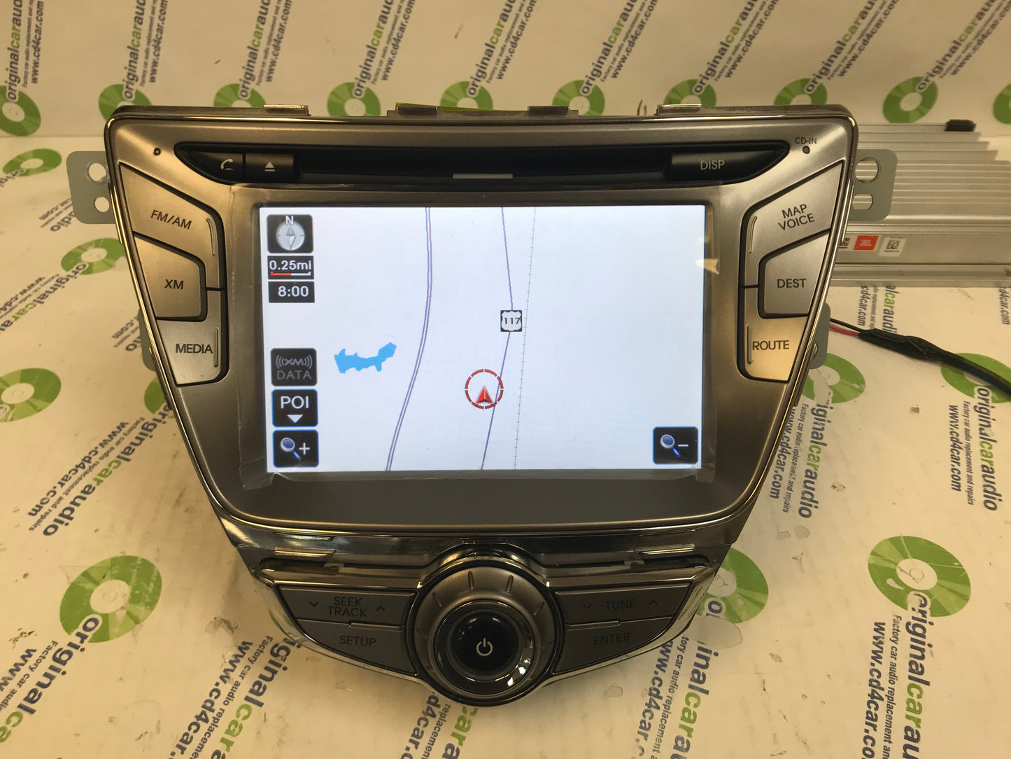 Refurbished 2011 2012 HYUNDAI Elantra Factory (OEM) Navigation XM Radio MP3 and CD Player